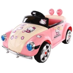 Xe Ô Tô Điện Trẻ Em Bé Gái HELLO KITTY