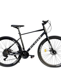 Xe Đạp Touring RICOGER RC-7 Khung Thép Sơn Tĩnh Điện, Bộ Đề Số SUNRUN 24 Tốc Độ, Vành Thép 700C, Phanh Đĩa Cơ Trước/Sau