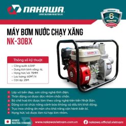 Máy Bơm Nước Chạy Xăng Nakawa NK-30BX