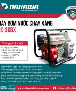 Máy Bơm Nước Chạy Xăng Nakawa NK-30BX
