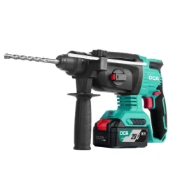 Máy Khoan Bê Tông Dùng Pin DCA ADZC04-24 (TYPE DM) BLDC - Thân Máy, 1 Pin 20V 4ah, Sạc, Hộp Nhựa