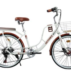 Xe Mini Nữ GITMA 24 - 26 Inch Có Bộ Đề 7 Tầng Lip Nhập Khẩu Chính Hãng (Tặng kèm để chân + đệm sau)