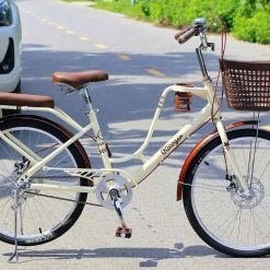 Xe Đạp Mini SITO ST720 Khung Cong Đủ Size ( Tặng Kèm Đệm Sau + Giá Đựng Bình Nước)