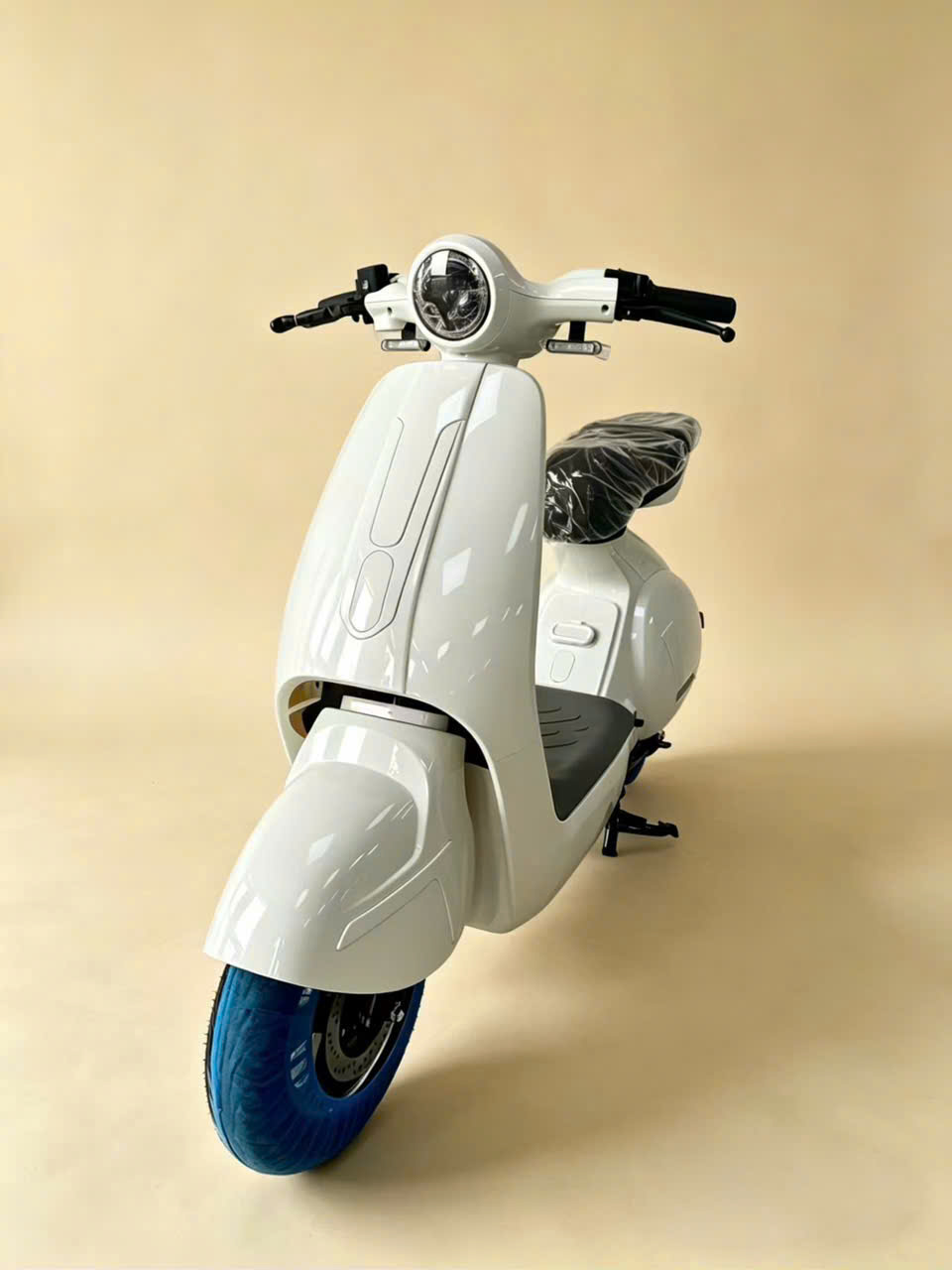 1 Xe Đạp Điện V3 Kiểu Dáng Vespa Nhỏ Gọn - hình 2