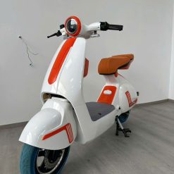 Xe Đạp Điện V3 Kiểu Dáng Vespa Nhỏ Gọn