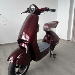 Xe Đạp Điện V3 Kiểu Dáng Vespa Nhỏ Gọn - hình 4