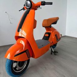 Xe Đạp Điện V3 Kiểu Dáng Vespa Nhỏ Gọn - hình 7