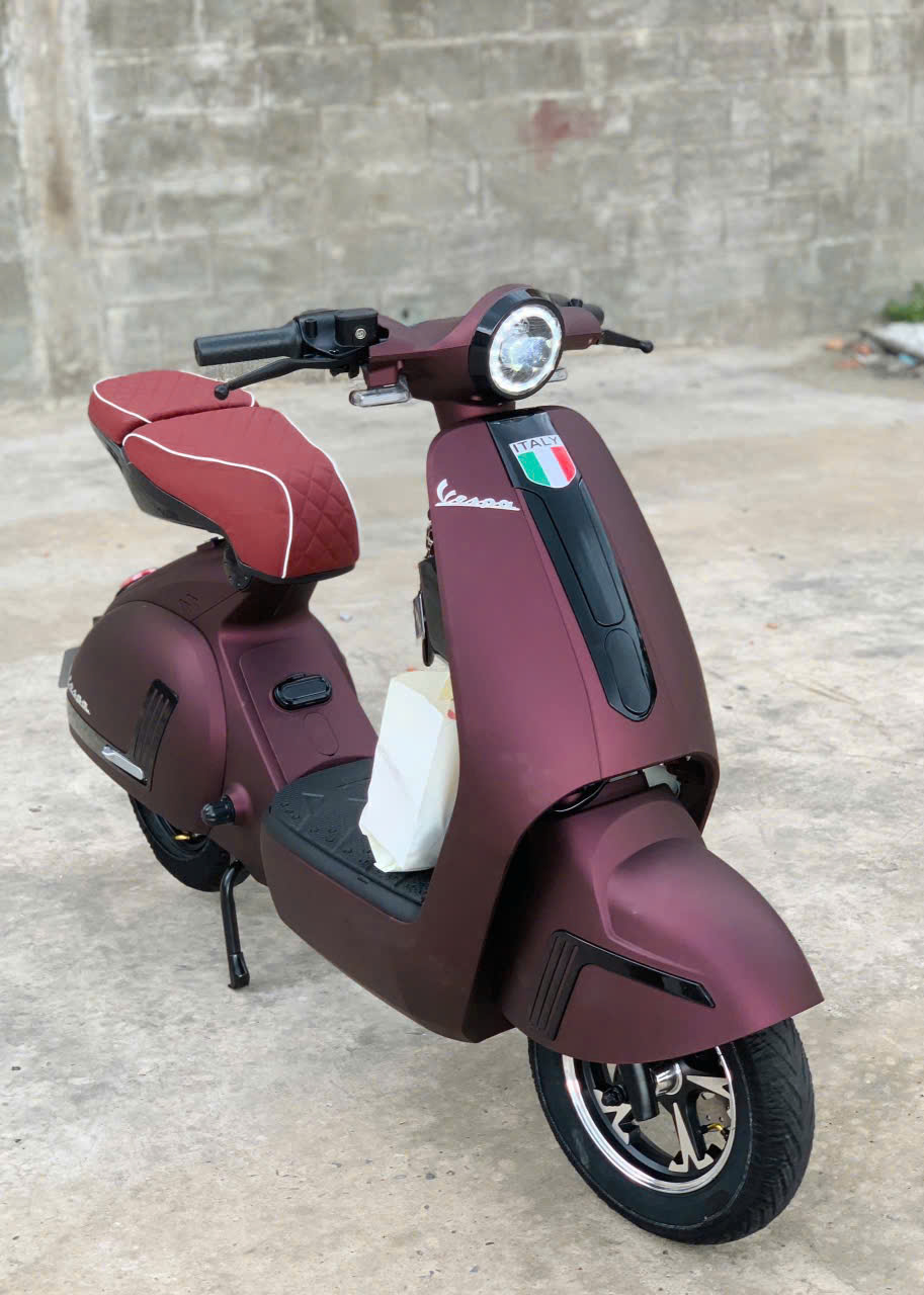 8 Xe Đạp Điện V3 Kiểu Dáng Vespa Nhỏ Gọn - hình 8