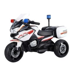 Xe Máy Điện Cảnh Sát Police 608, 3 bánh, Cho Bé 2-4 Tuổi