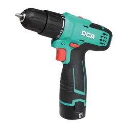 Máy Khoan Vặn Vít Dùng Pin DCA ADJZ1202i (TYPE E) - Thân Máy, 2 Pin 12V 2ah, Sạc, Hộp Nhựa