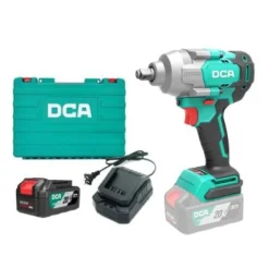Máy Siết Bu Lông Dùng Pin DCA ADPB698 (TYPE DM) BLDC - Thân Máy, 1 Pin 20V 5ah, Sạc, Hộp Nhựa