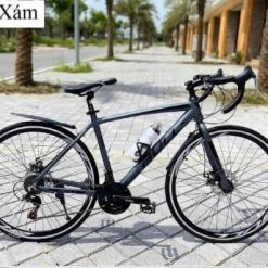 Xe Đạp Khung Nhôm Tay Cong Road – Bull E400