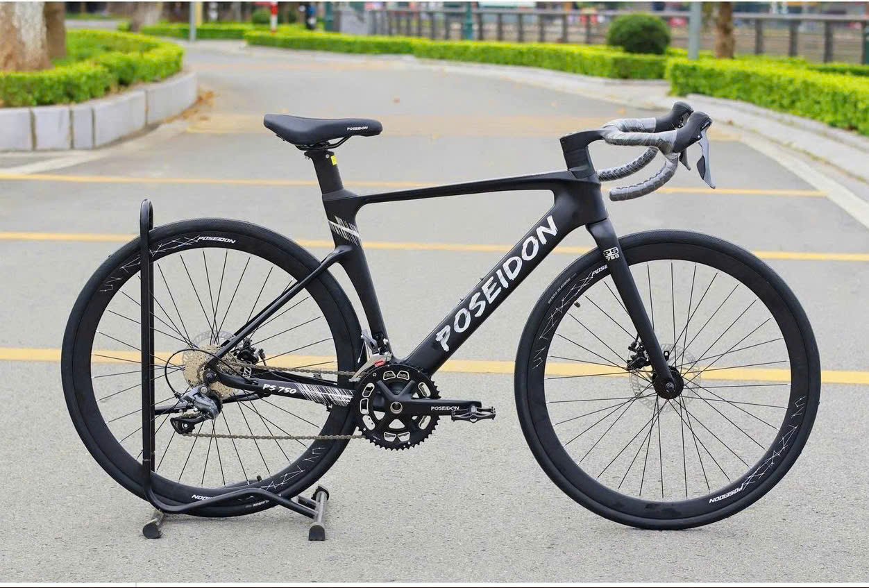 Xe Đạp Road Poseidon PS750 Khung Nhôm Đúc, Bộ Đề Shimano Chính Hãng