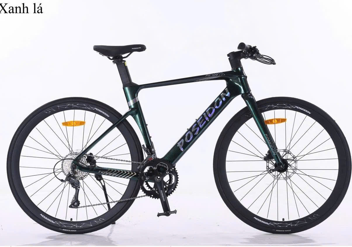 Xe Đạp TOURING POSEIDON PS700, Khung Magie Đúc Nguyên Khối, Bộ Đề Shimano , Phanh Dầu, Cối Nổ Lớn
