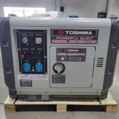 Máy Phát Điện Chạy Dầu 5Kw Toshima T6800ETKS Siêu Cách Âm
