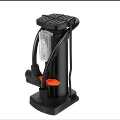 Bơm Xe Máy, Xe Đạp Đạp Chân Mini, Đầu Van Đa Năng