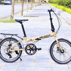 Xe Đạp Gấp Gọn Milesco G100 Khung Nhôm Cao Cấp - hình 2