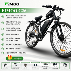 Xe Đạp Thể Thao Trợ Lực Điện Khung Nhôm FIMOO G26 Bánh 26 Inch